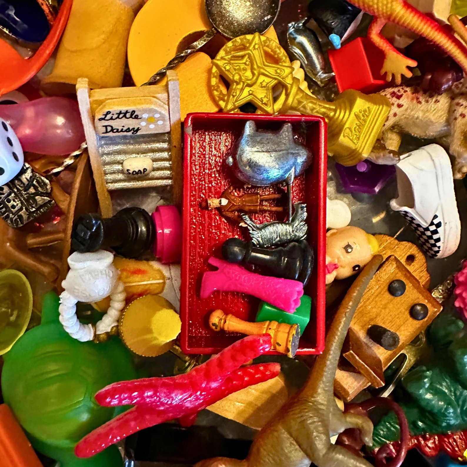 TRINKET Grab Bag Treasure Hunt: Mystery lot of trinkets, Crow core, many vintage