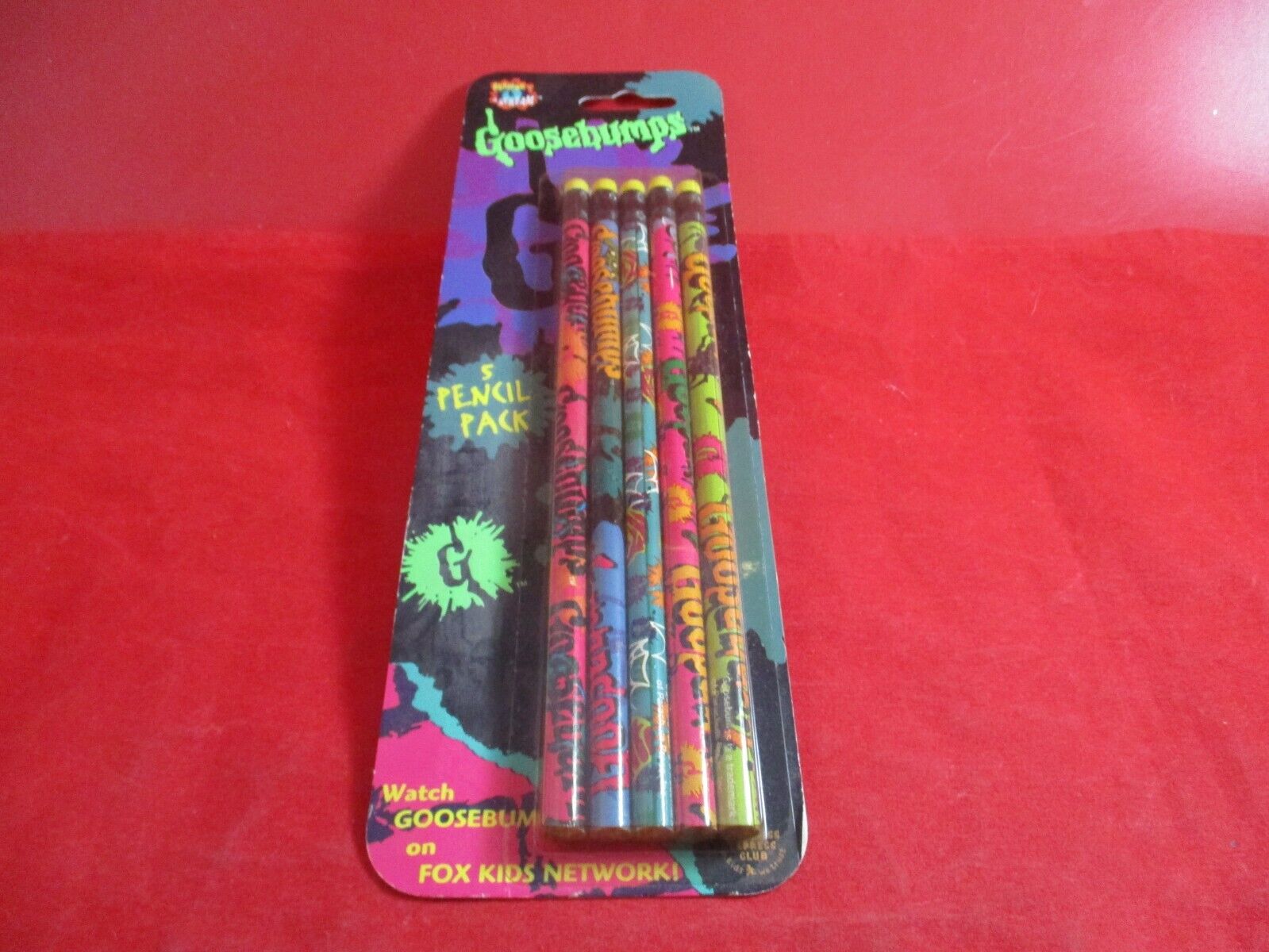 R.L. Stine Goosebumps 5 Pencil Pack *NEW* Retro