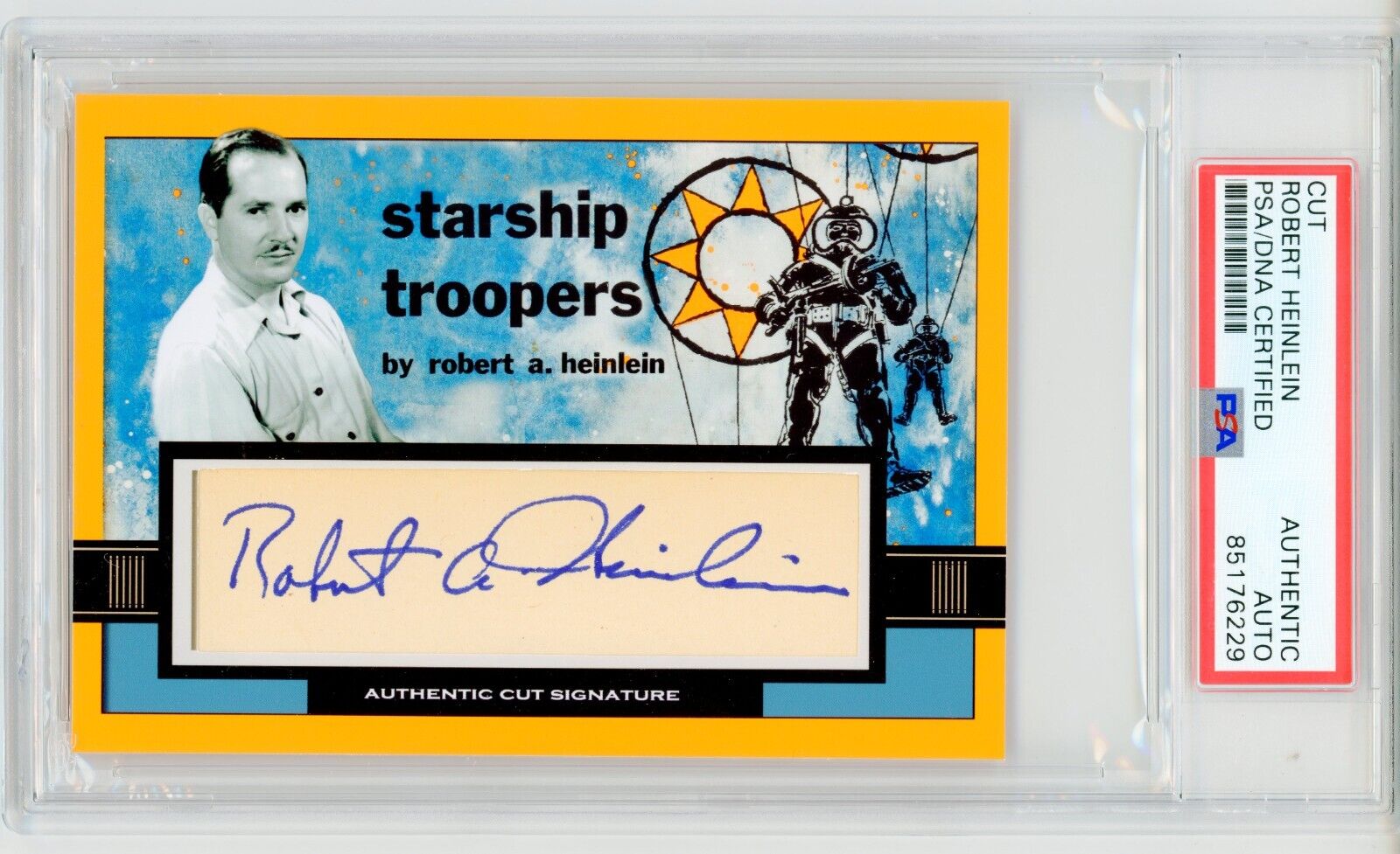 Robert A. Heinlein ~ Signed Autographed Starship Troopers Custom Card ~ PSA DNA