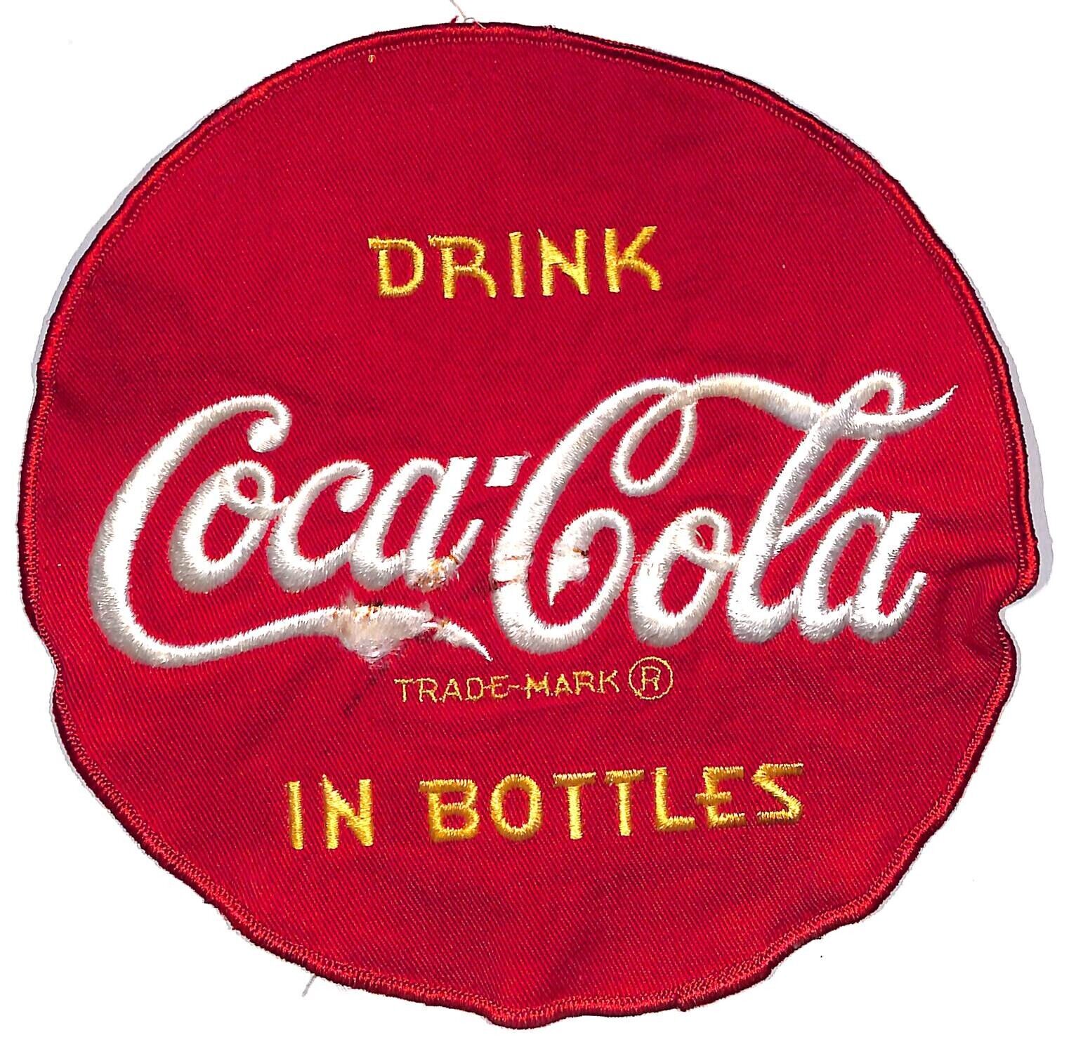 Coca Cola Drink In Vintage Embroidered Patch 6 3/4