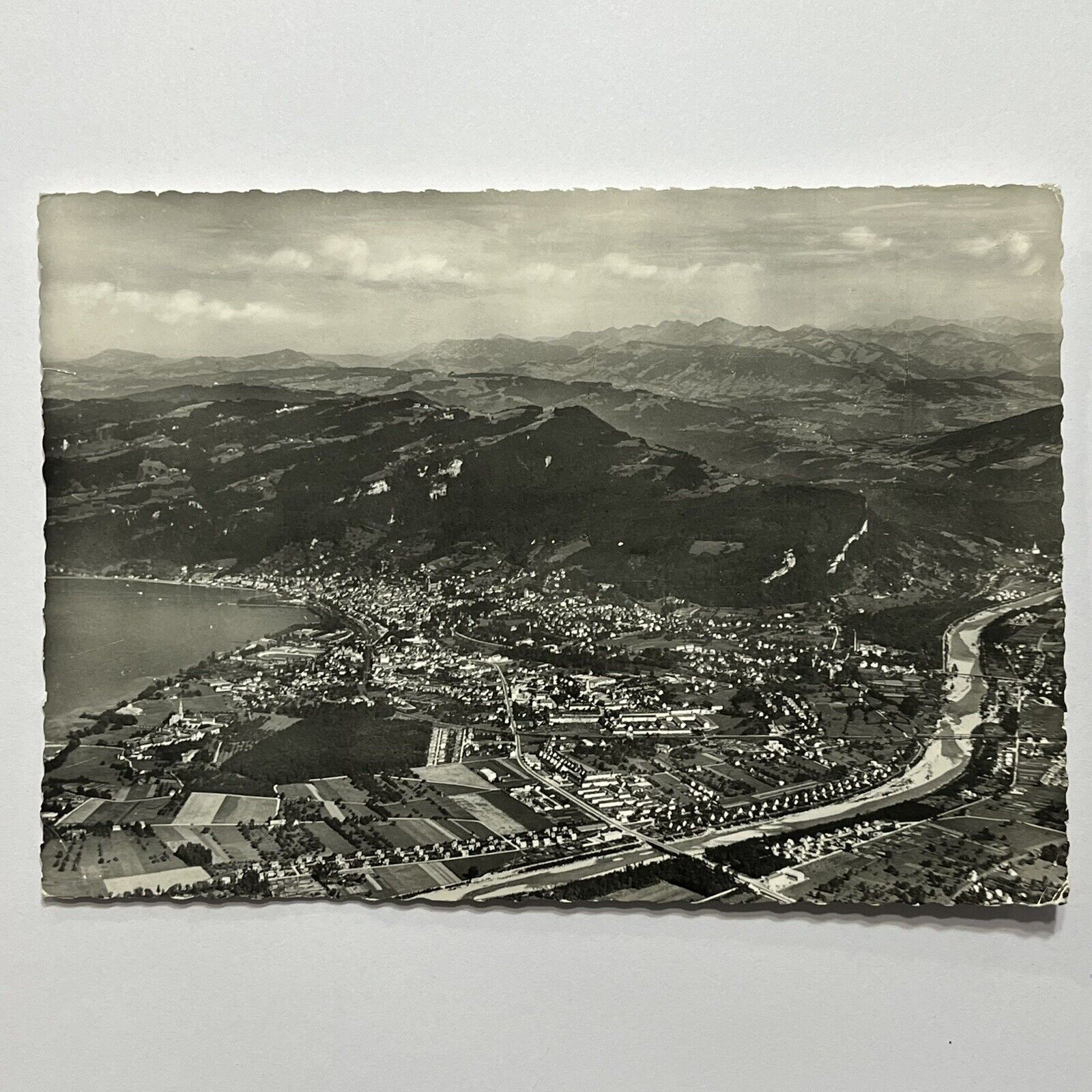 Vintage Postcard Europe Austria Monochrome City Landscape Architecture ⭐️ posted