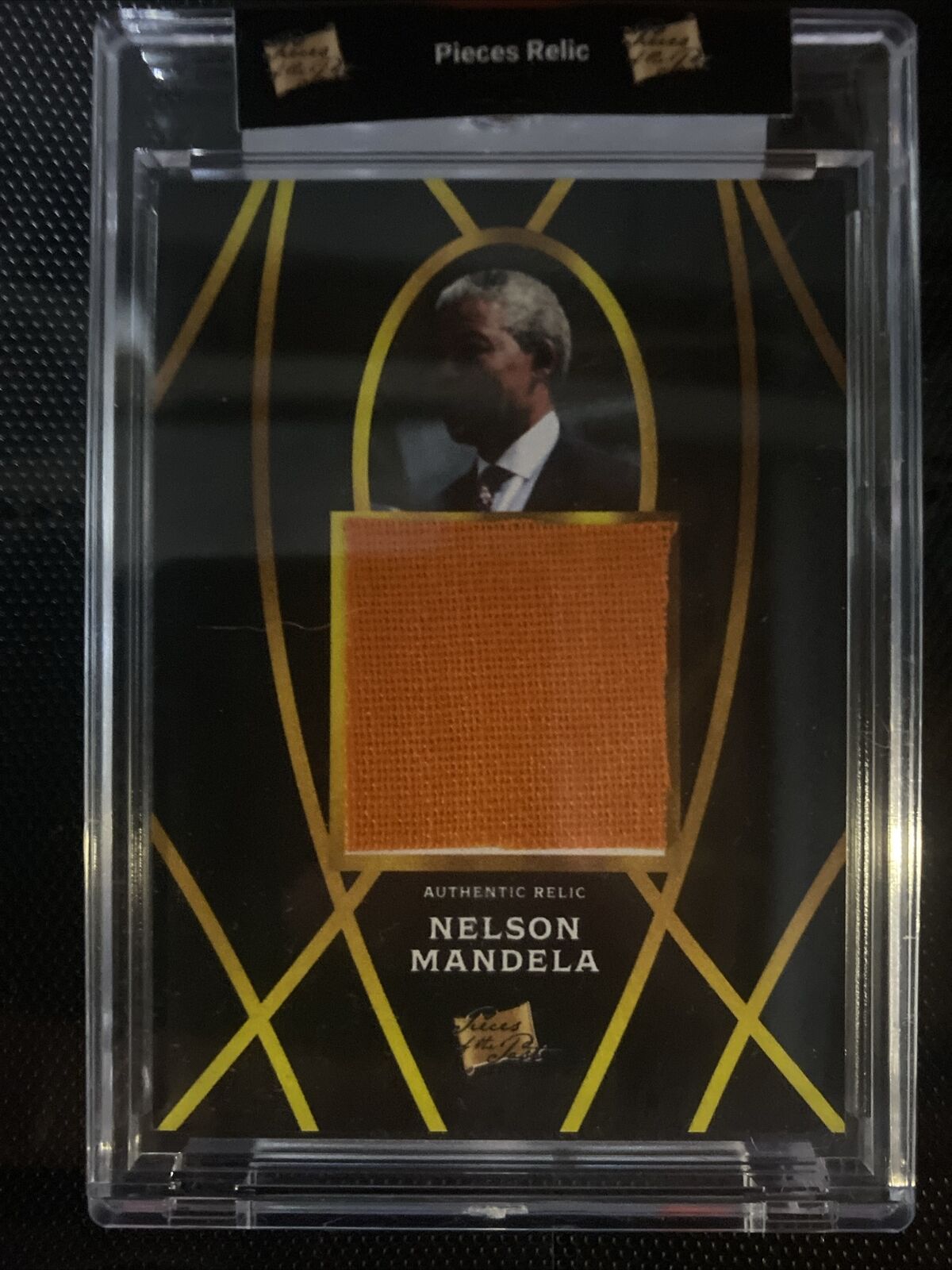 Nelson Mandela Flag Relic From Term - RELIC - Authentic Piece Of The Past- Mint