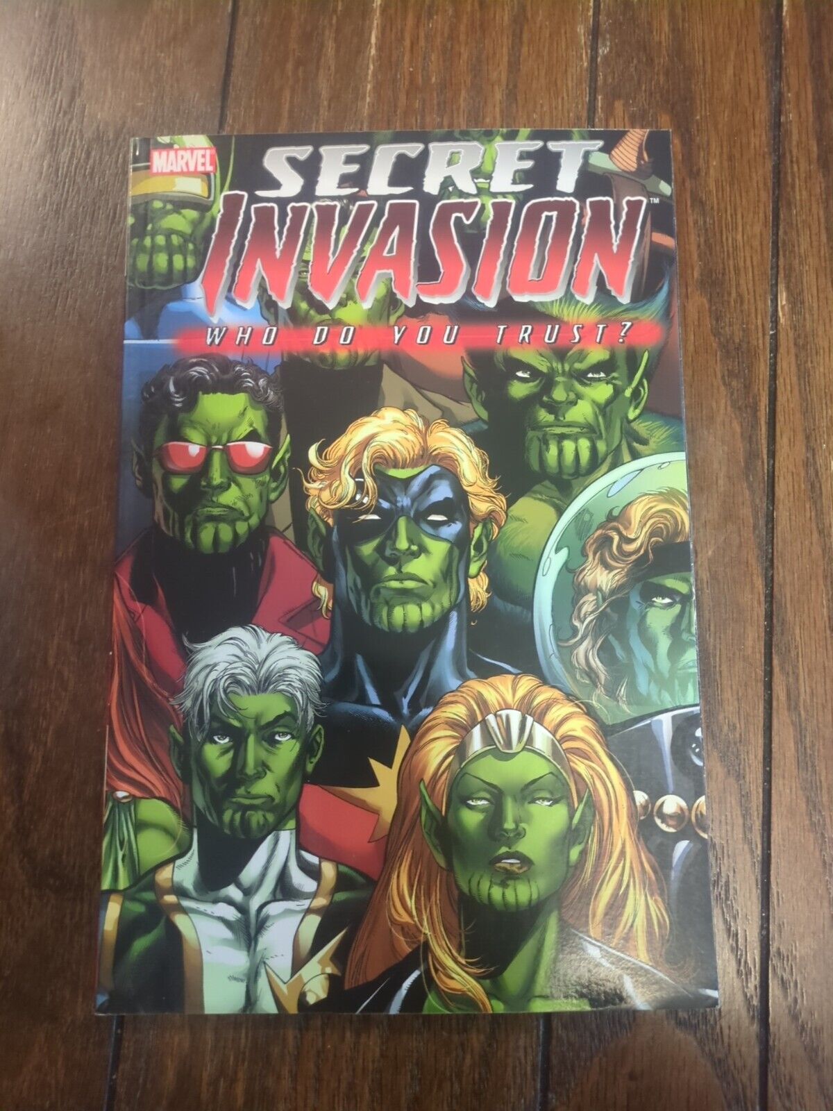 Secret Invasion Who Do You Trust Captain Marvel TPB Kree Skrulls FF Avengers VF