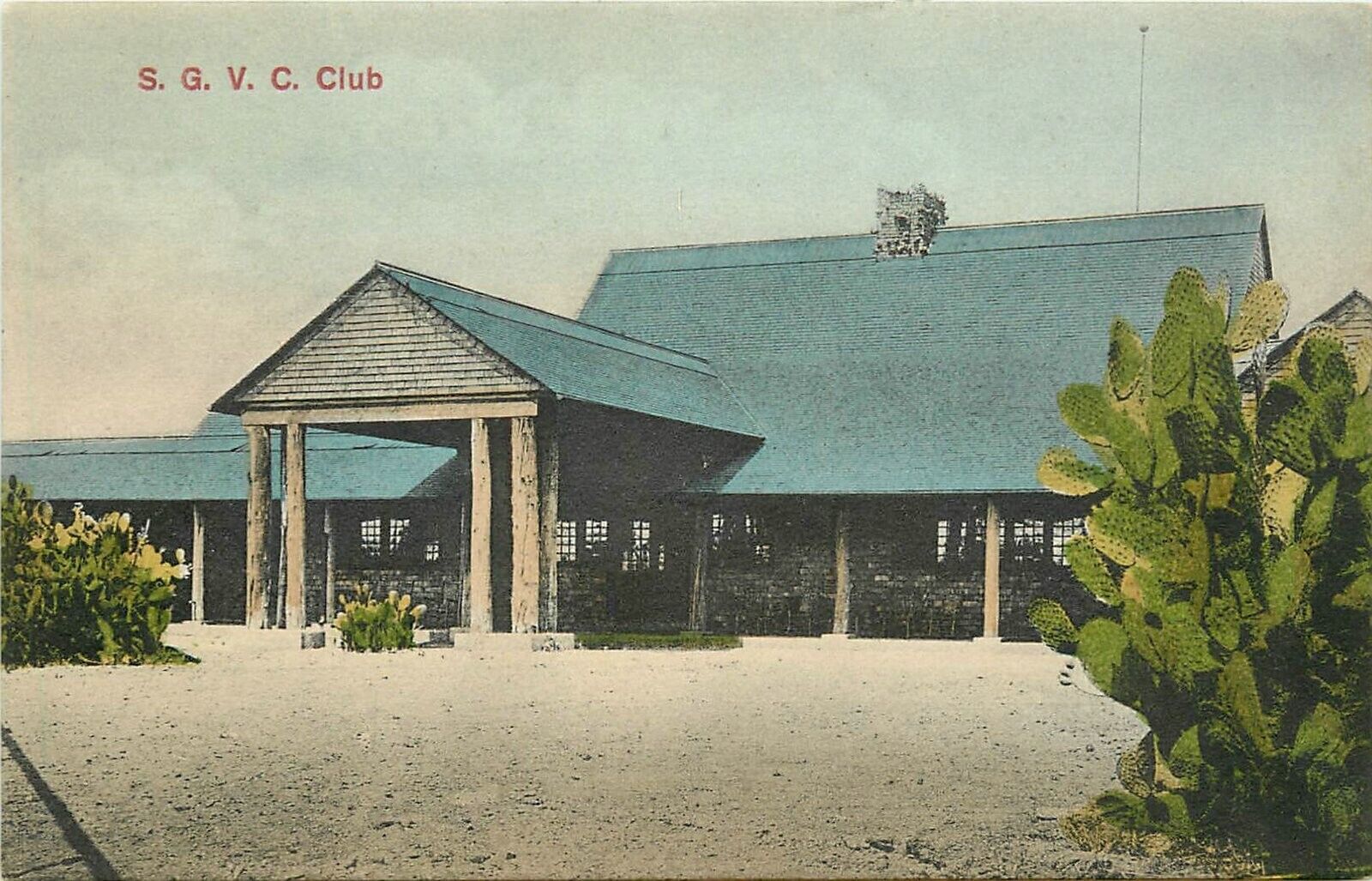 Postcard C-1910 California San Gabriel VC Club Stocoum CA24-1676