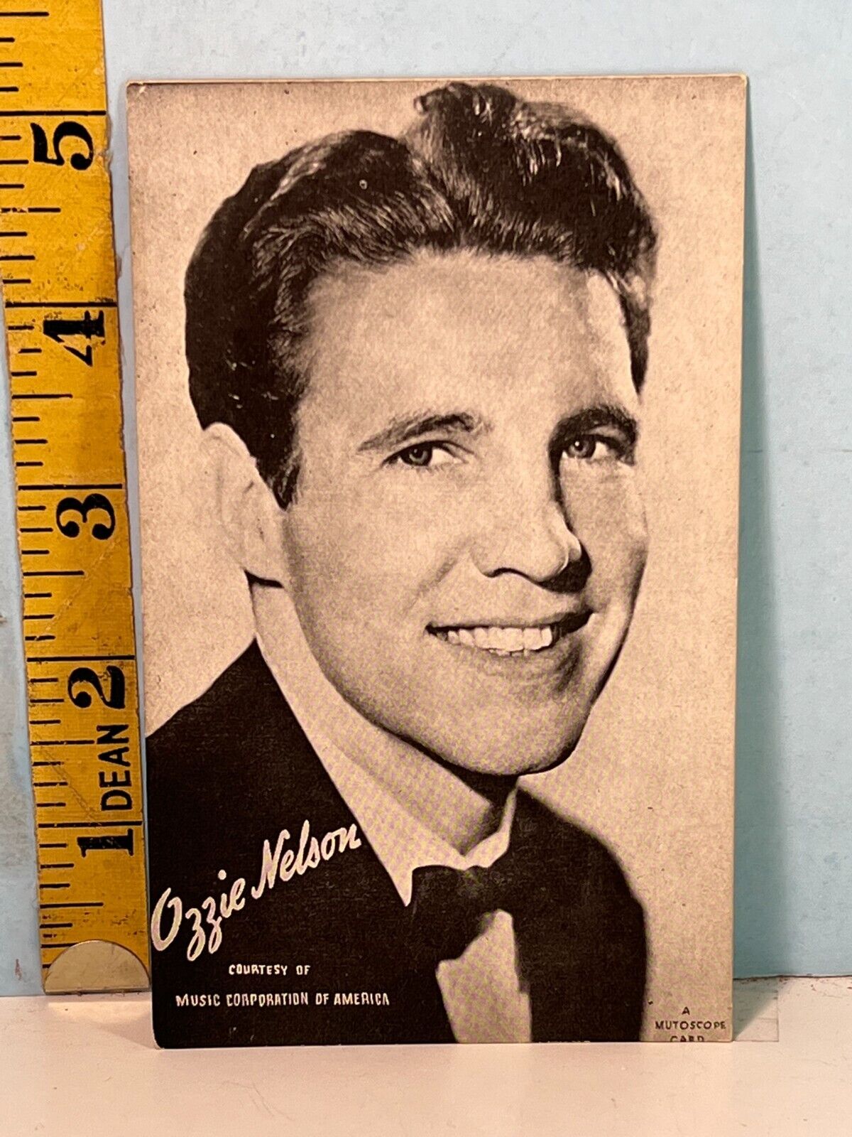 1943-66 Exhibit Mutoscope Card: Ozzie Nelson Actor