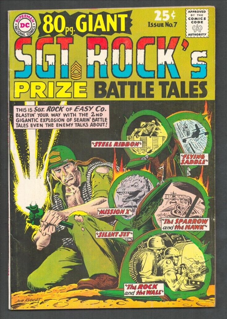 80 Page Giant 7, 1965. DC. Sgt. Rock. Grade: 6.0