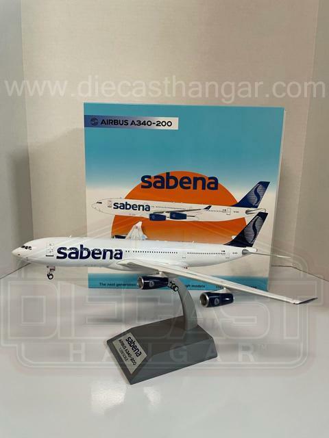 IF342SB0520 - Inflight 200 1/200 Sabena Airlines Airbus A340-200 (With Stand) -
