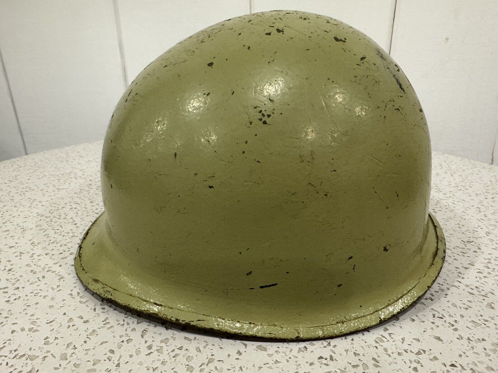 Vintage M-1 WWII Military Helmet With Liner