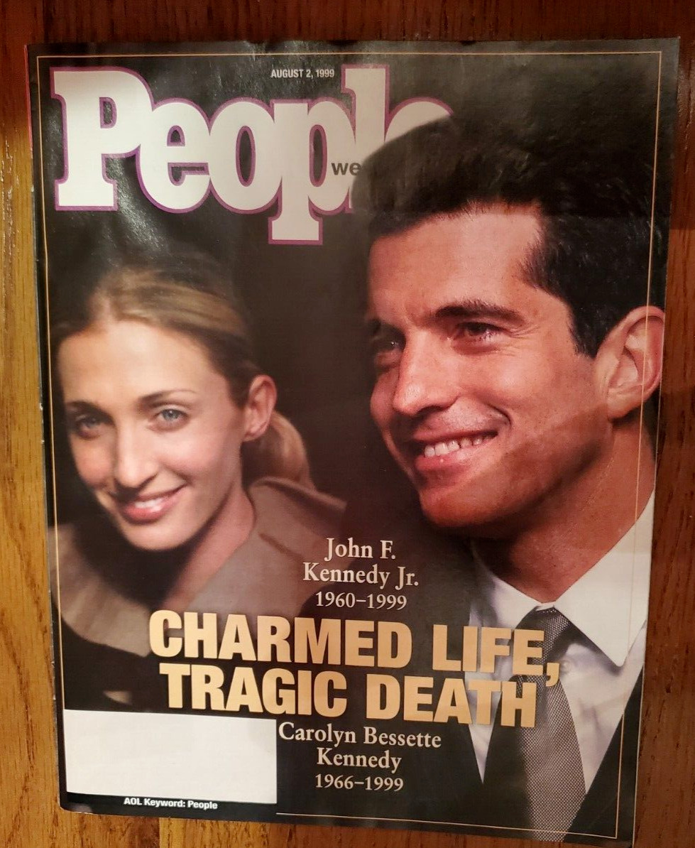 JOHN F KENNEDY JR. Carolyn BESSETTE People Magazine August 1999 tribute photos