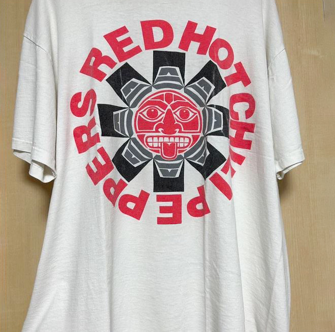 Red Hot Chili Peppers Album Concert T-Shirt Short Sleeve Full Size