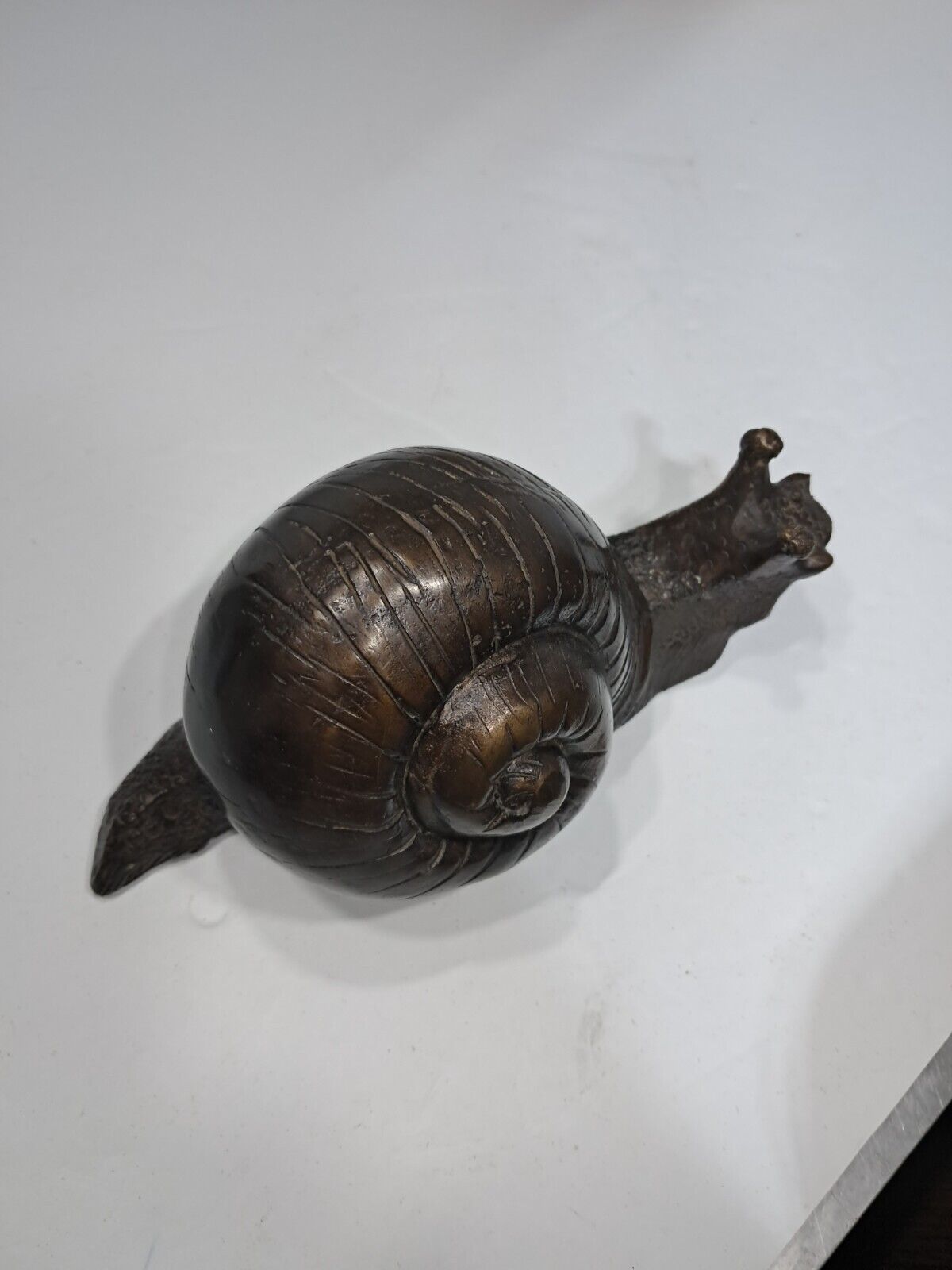 Solid Brass Figure Of A Snail Collectible 8\