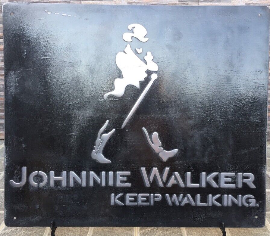 Vintage Keep Walking Metal Sign