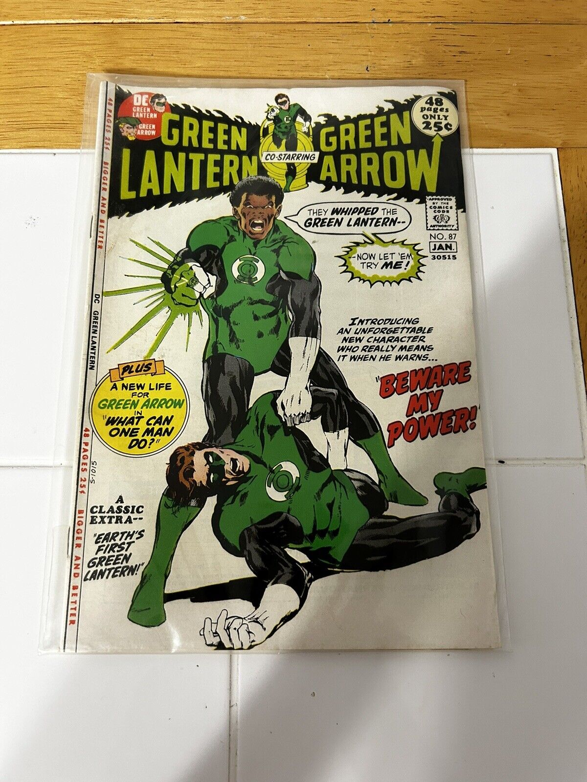 Green Lantern 87 1971 Huge Key DC 2nd Guy Gardner 1st John Stewart Nice Grade