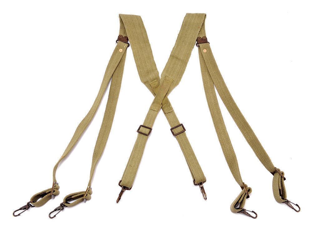 U.S. M1936 Suspenders Lt. OD marked JT&L 1943