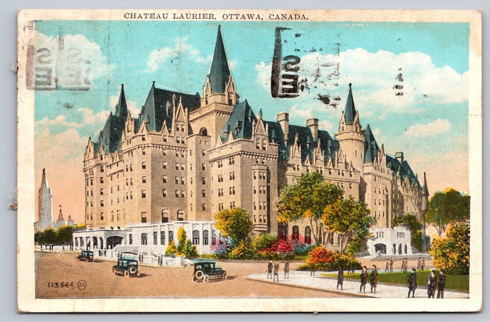 Canada Ontario Ottawa Chateau Laurier Postcard