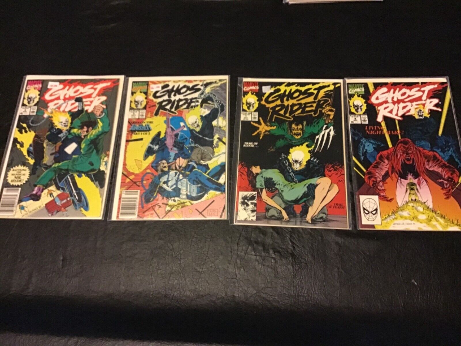 1990 Ghost Rider Lot of #4 5 Jim Lee Art Takes on the Punisher 7 8 Saltares