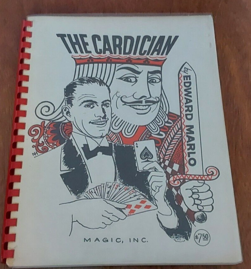 The Cardician; Marlo, Edward, 1965 - Second Printing - Vintage Magic Book