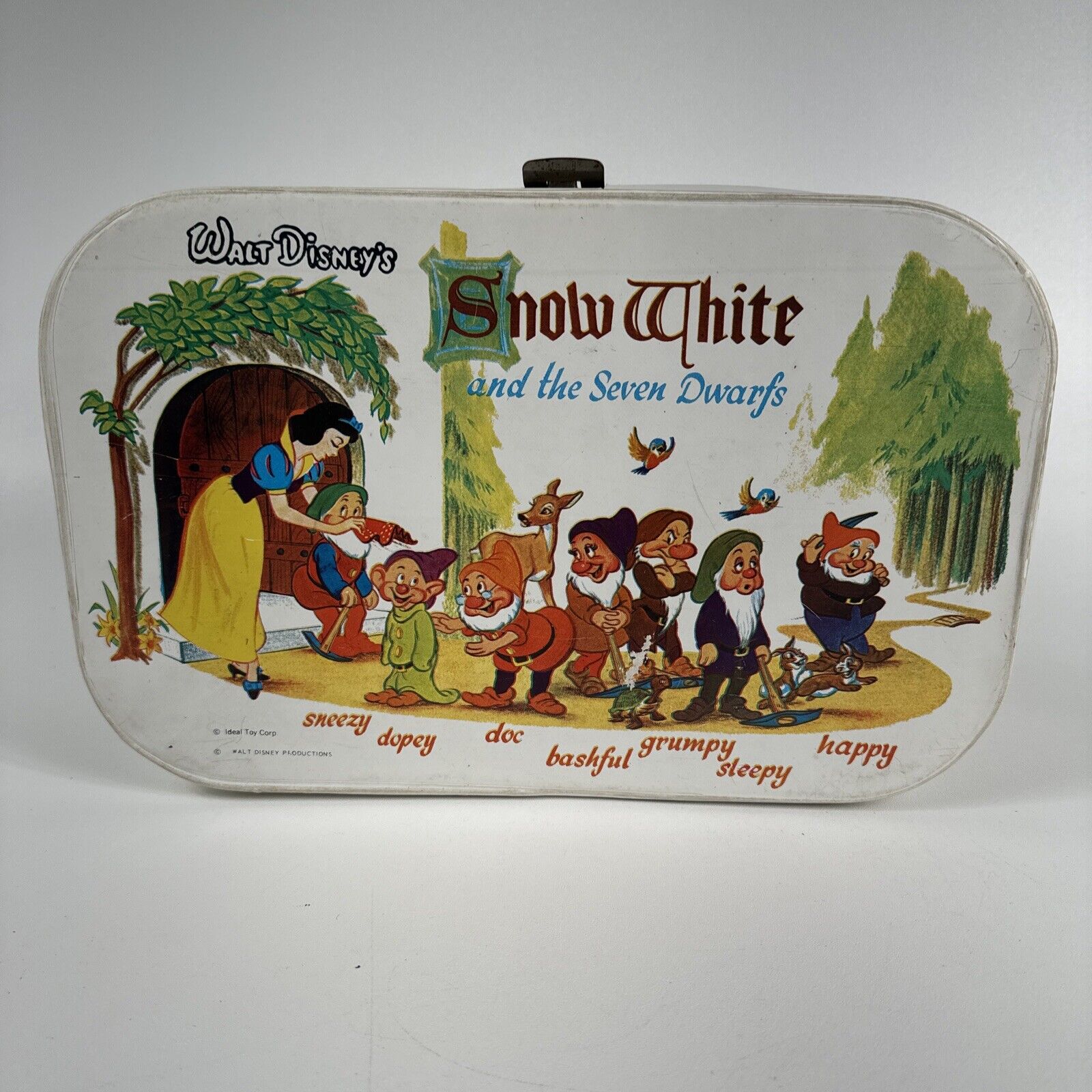 Vintage Disney Snow White & The Seven Dwarfs Case - Ideal Toy Corp