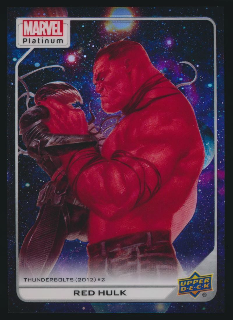 2023 Marvel Platinum Cosmic Parallel #190 Red Hulk 07/25 Upper Deck Marvel