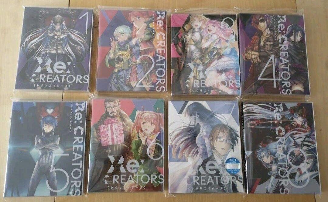 Re:CREATORS 8-volume Blu-ray set Japanese used from JAPAN