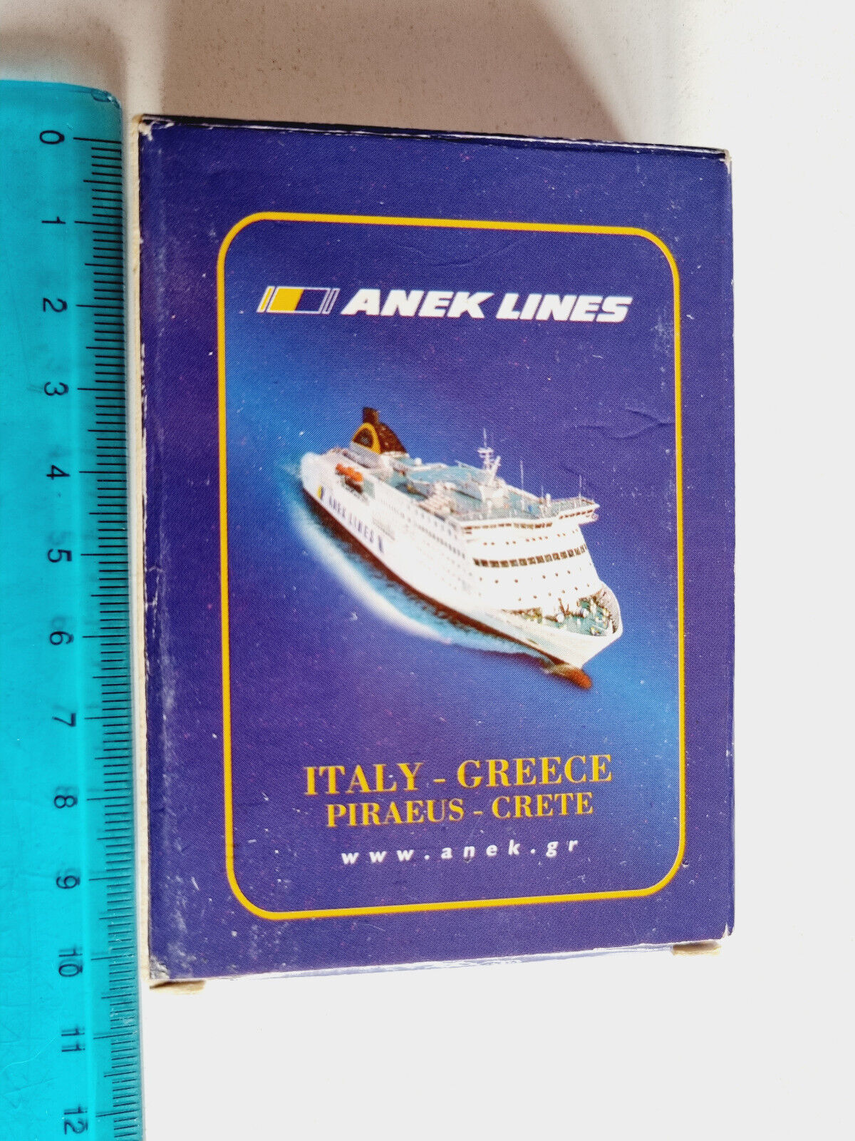 ANEK LINES ITALY-GREECE ORIGINAL VINTAGE POKER PLAYING CARDS PLAYING CARDS NEW