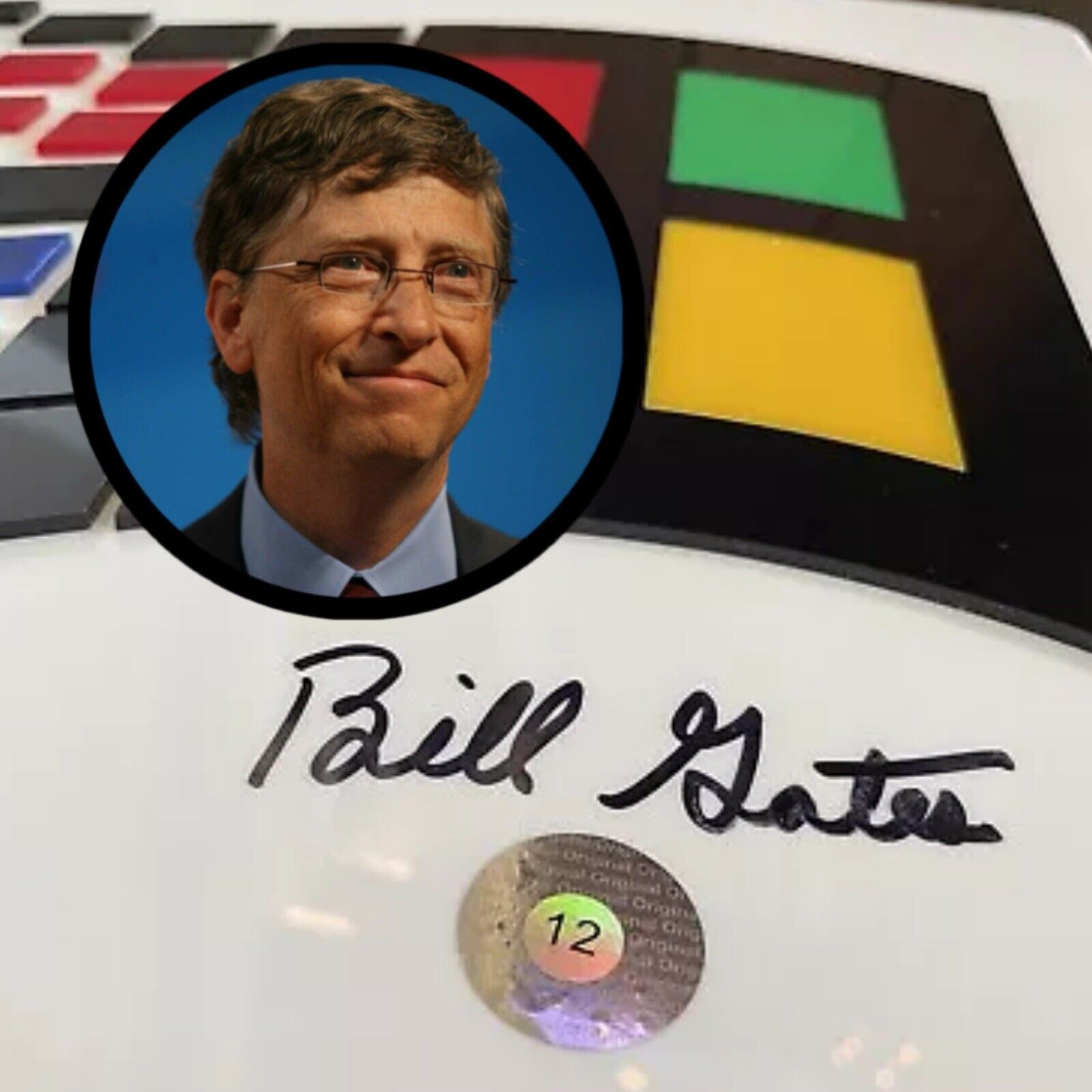 🔥 COA Bill Gates Signed Signature Microsoft Computers Sign Autograph