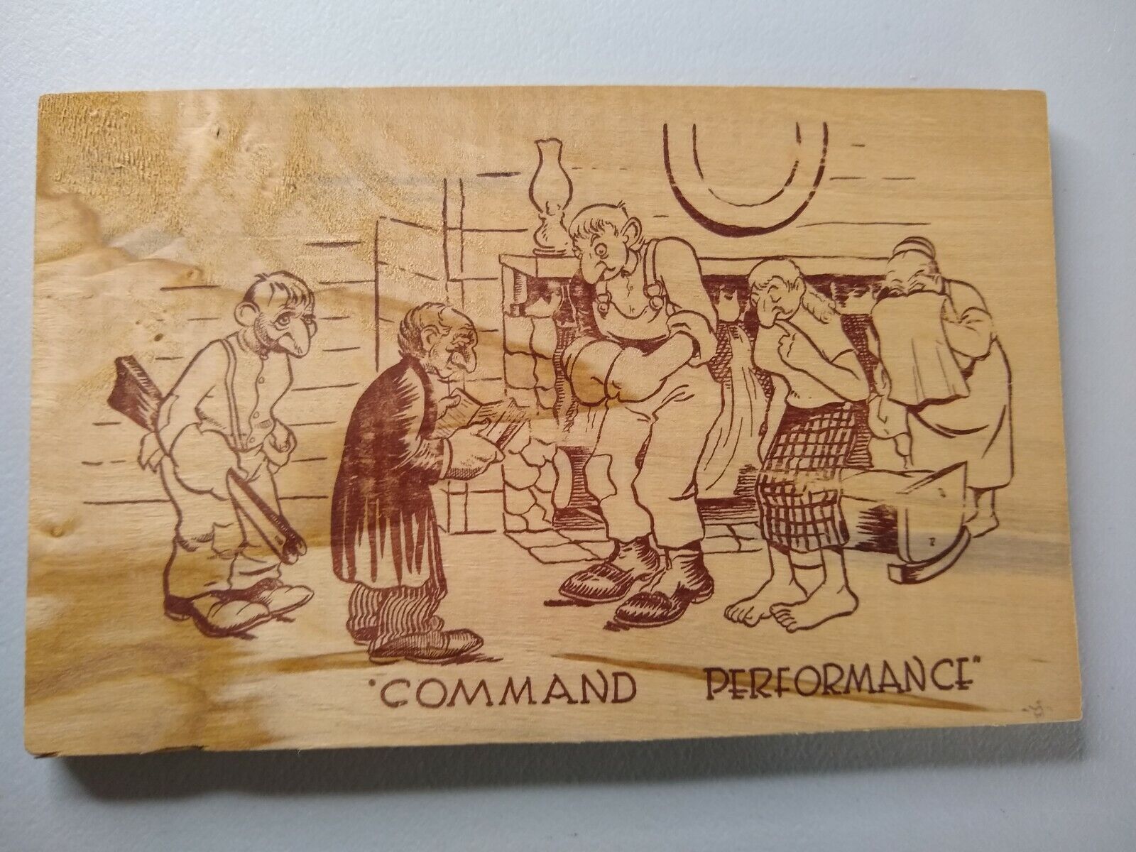 Wood Postcard - Command Performance