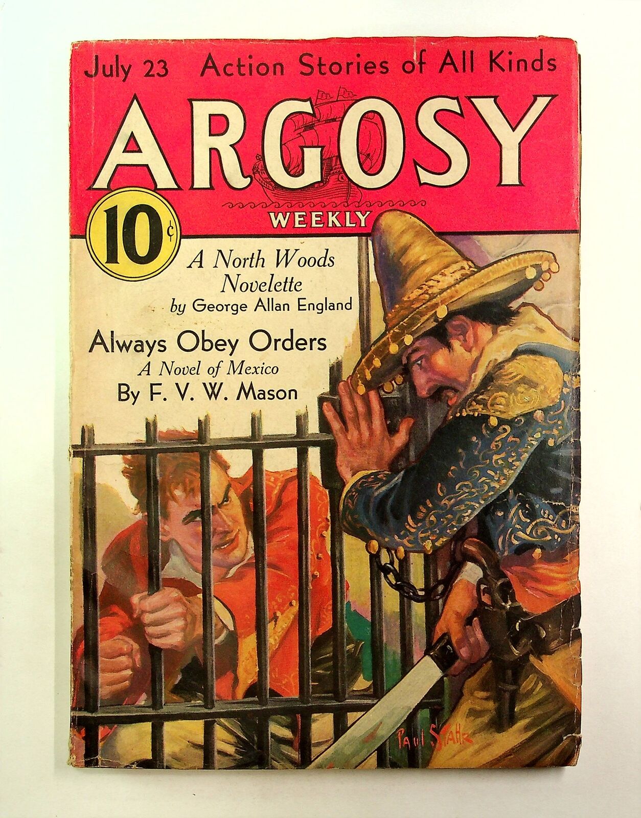 Argosy Part 4: Argosy Weekly Jul 23 1932 Vol. 231 #3 VG+ 4.5