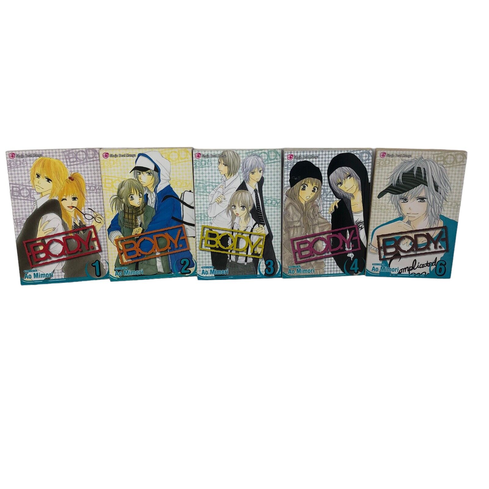 B.O.D.Y. (BODY) Volumes 1-4 Manga By Ao Mimori English