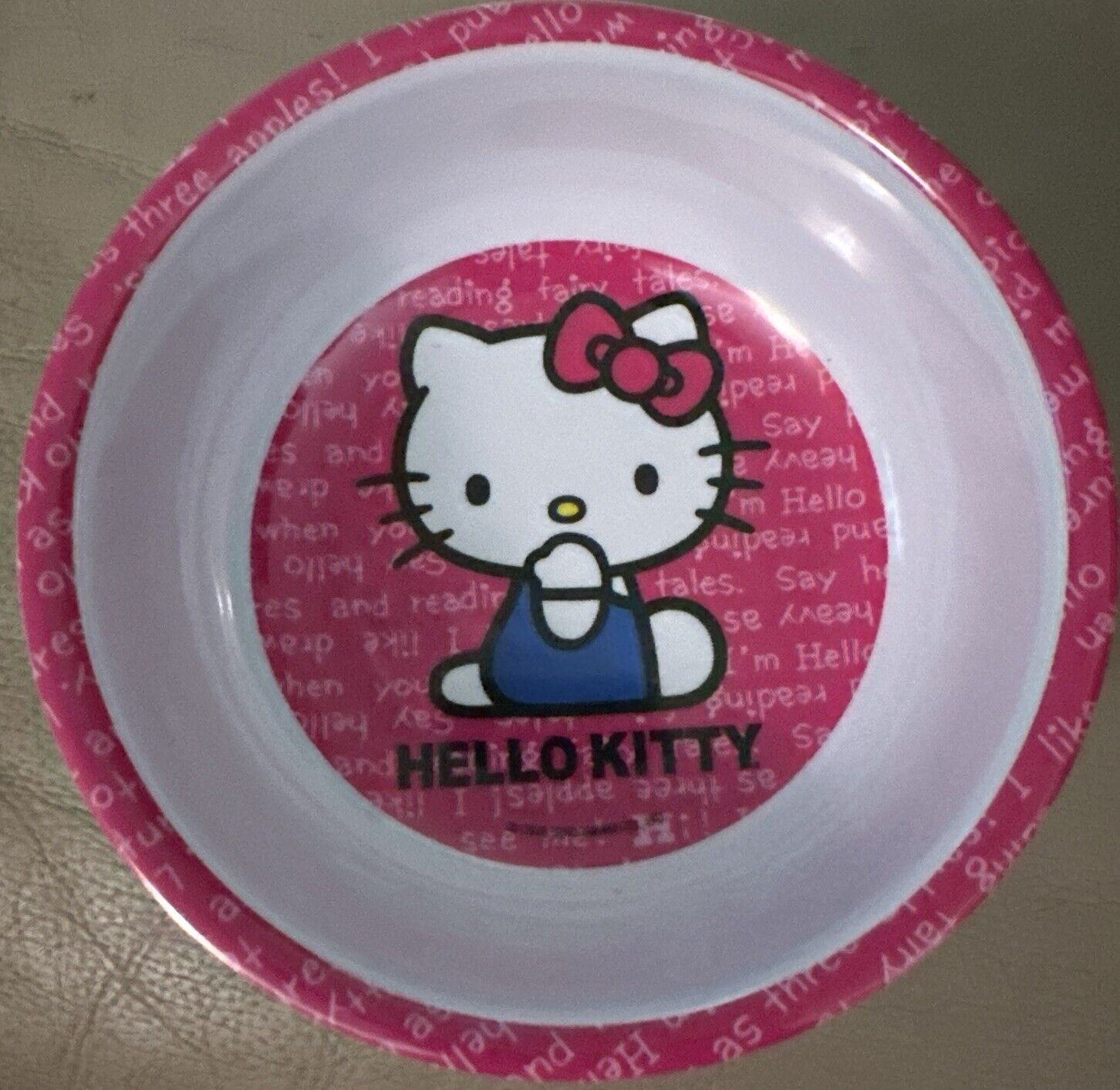 Hello Kitty Melamine Zak Design Bowl