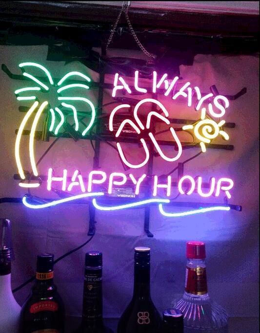 Always Happy Hour Palm Tree Beach Time 24