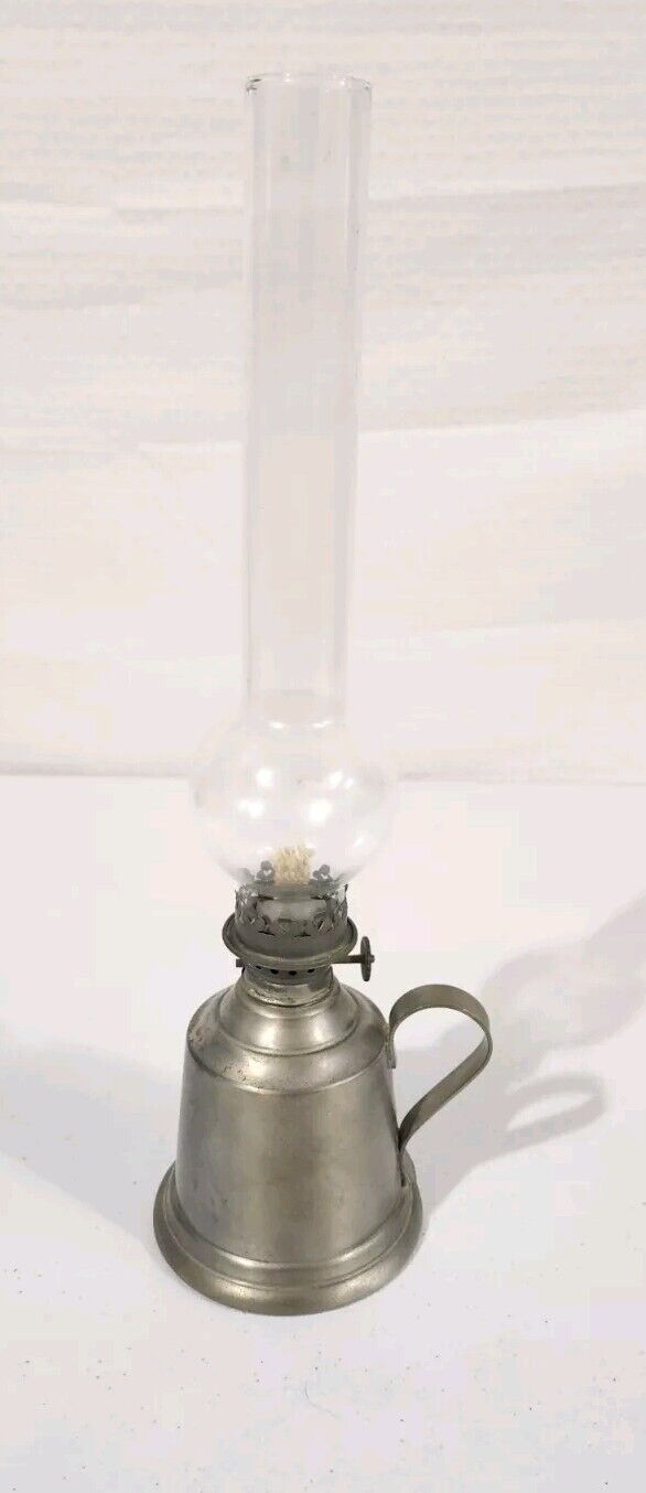 Vintage Jostens Pewter Oil Lamp Lantern Unused 