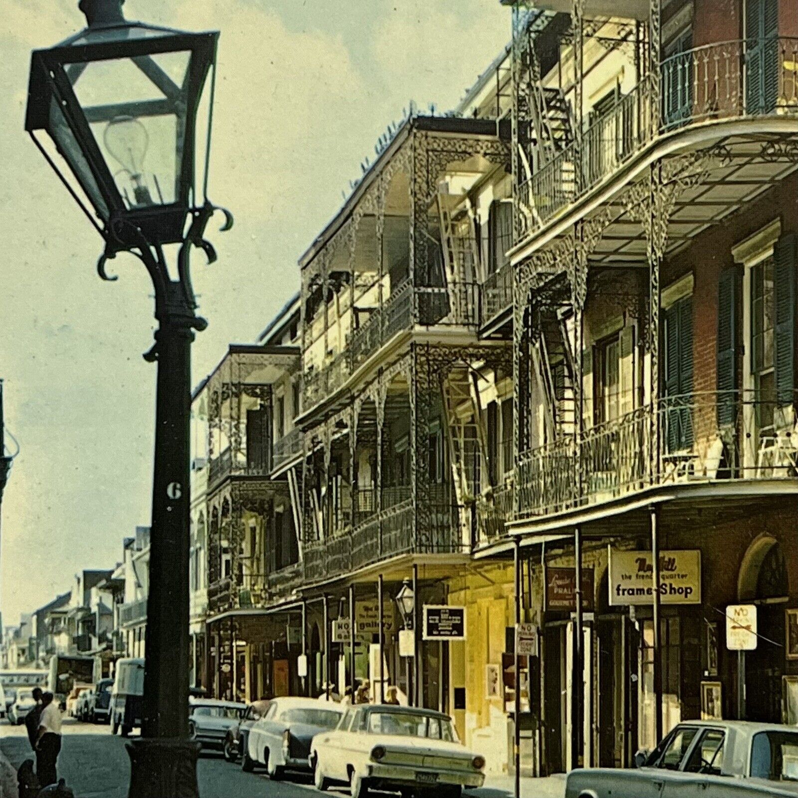 Vintage Postcard New Orleans Louisiana French Quarts Architecture ⭐️ Unposted