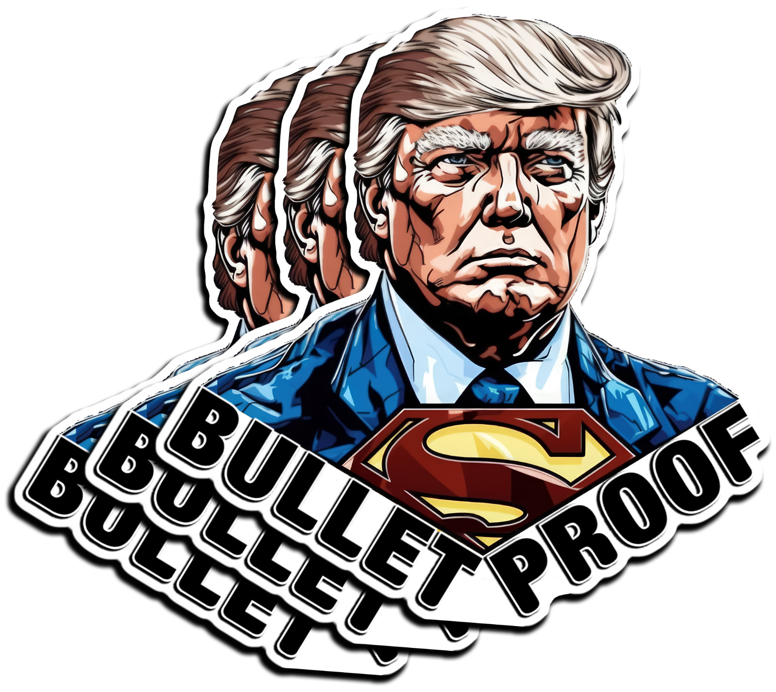 Trump Bulletproof Sticker/Decal