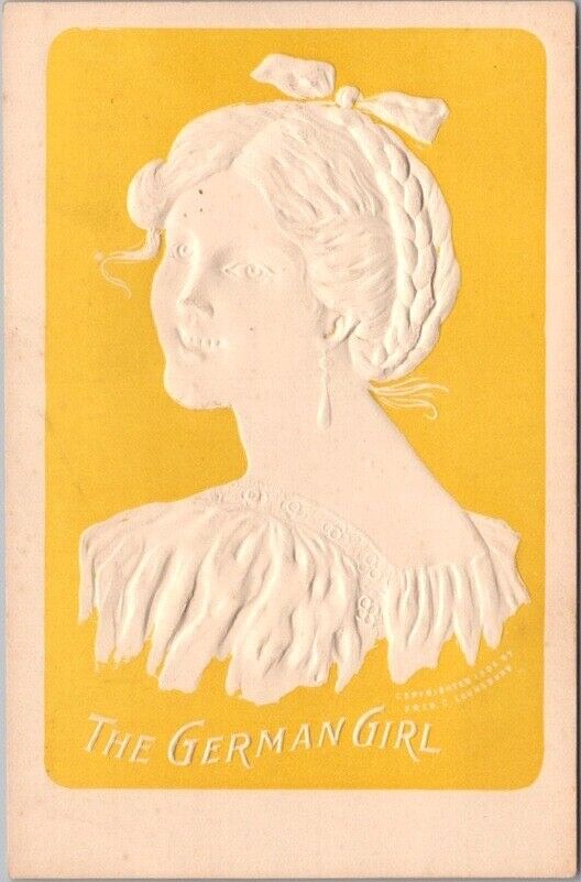 1906 Artist-Signed FRED LOUNSBURY Embossed Postcard 