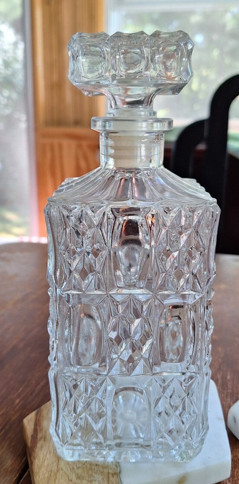 Oberglas Vintage Austrian Crystal Decanter Whiskey