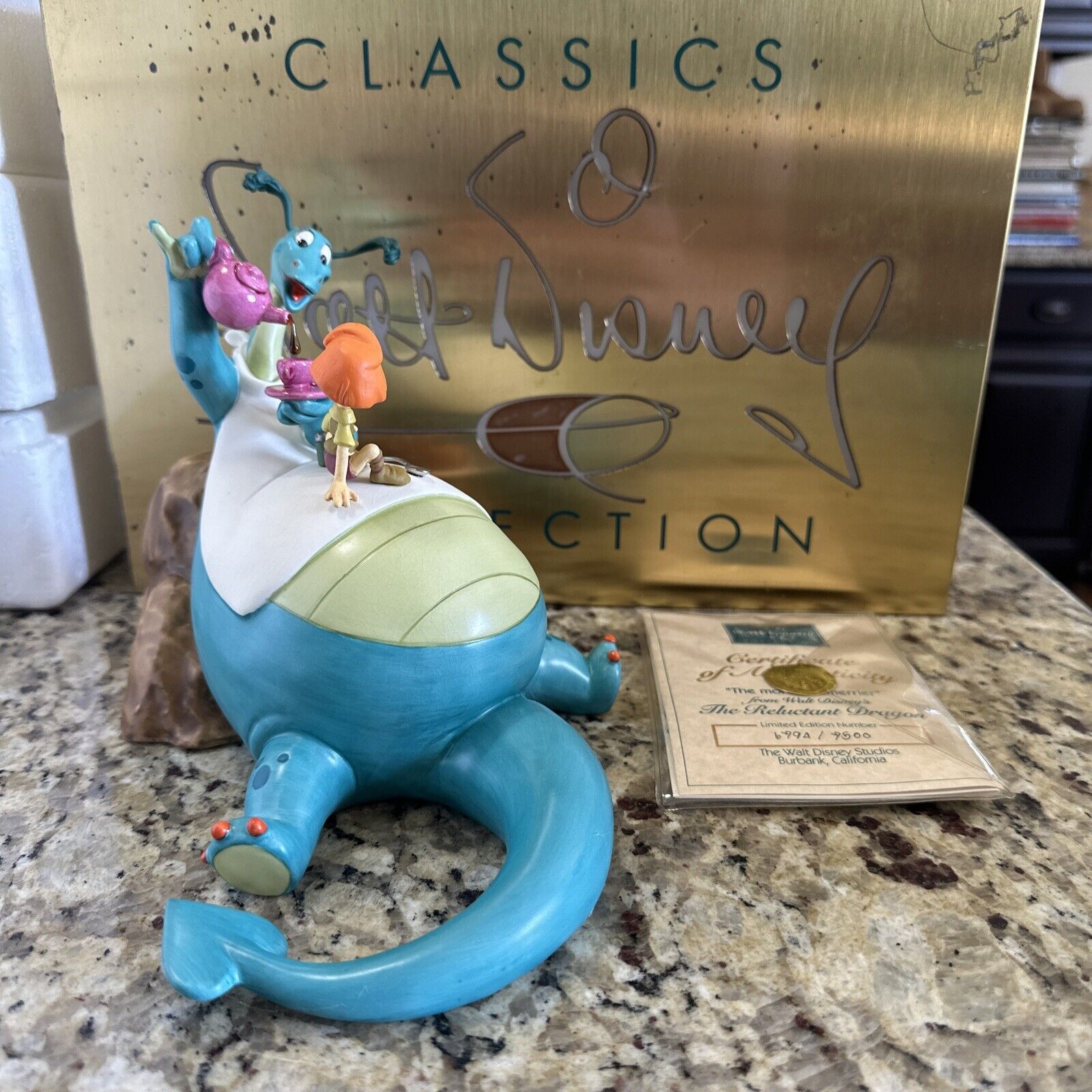 WDCC THE RELUCTANT DRAGON &Boy “The More The Merrier” LE /9500  w/COA