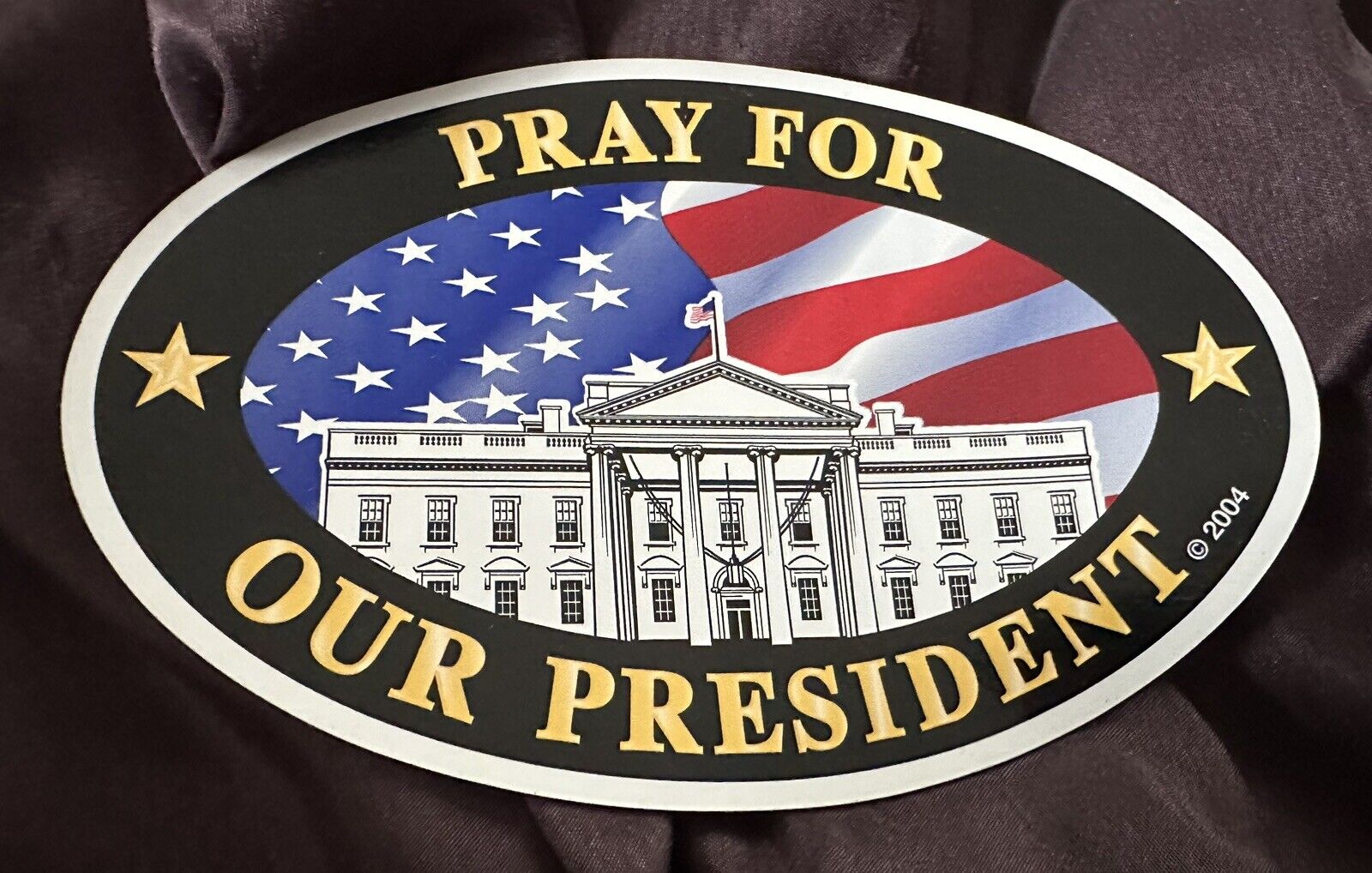 Large Pray For Our President Oval Magnet Support USA NEW