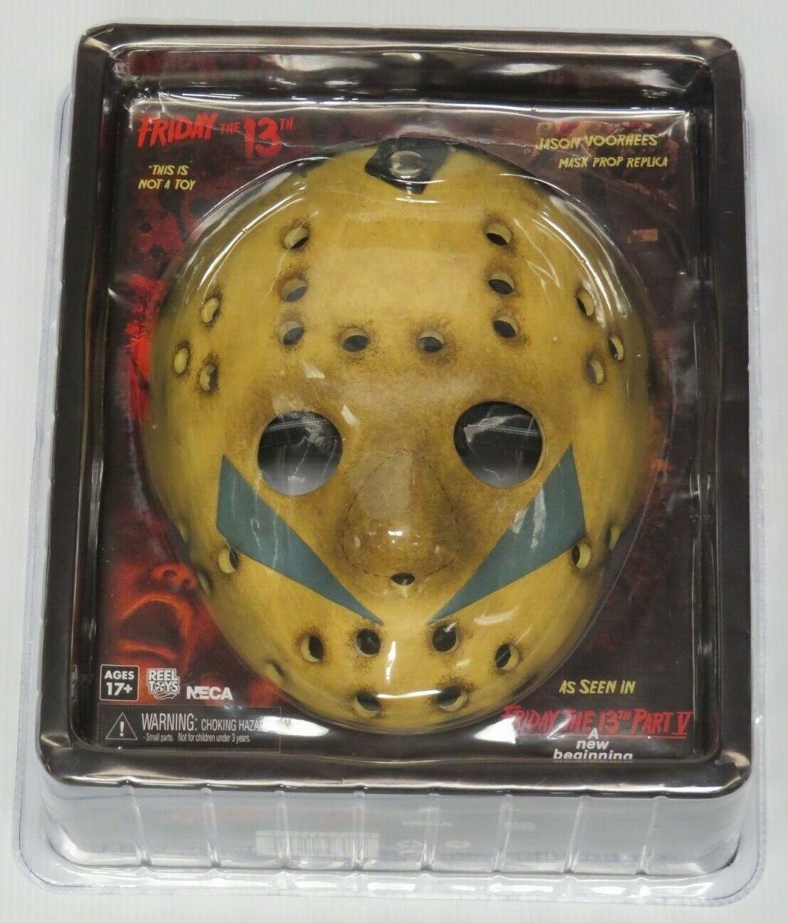 JASON VORHEES Friday the 13th Part 5 NECA Prop Replica Mask 