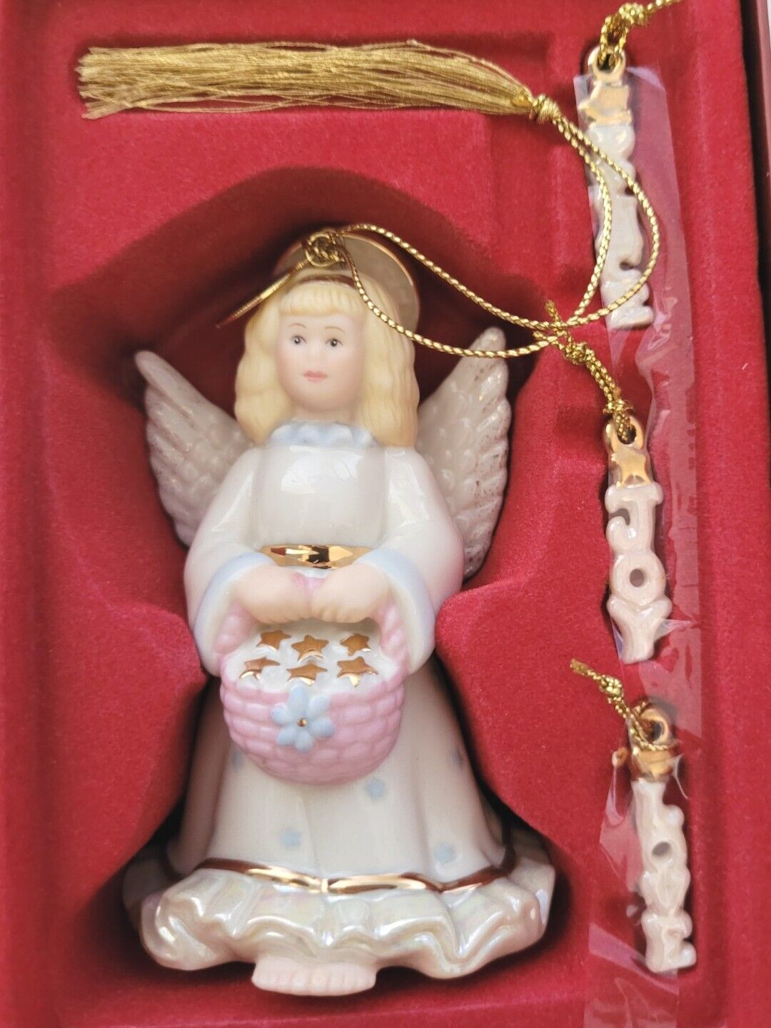 Lenox Starry Sentiments Angel Ornament - NEW