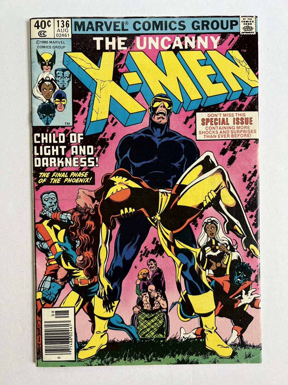 Uncanny X-Men 136 - 1980 - NEWSSTAND Jean Grey Regains control from Dark Phoenix
