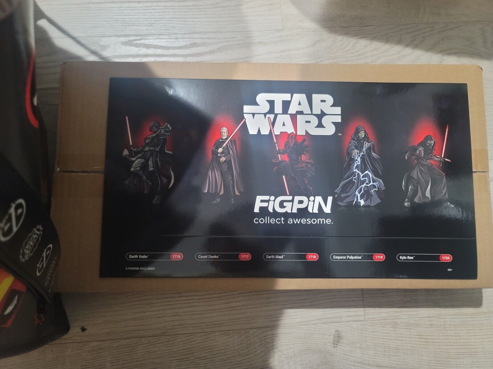 FiGPiN SDCC 2024 Exclusive Star Wars Dark Side Set Exclusive LE 500 In Hand