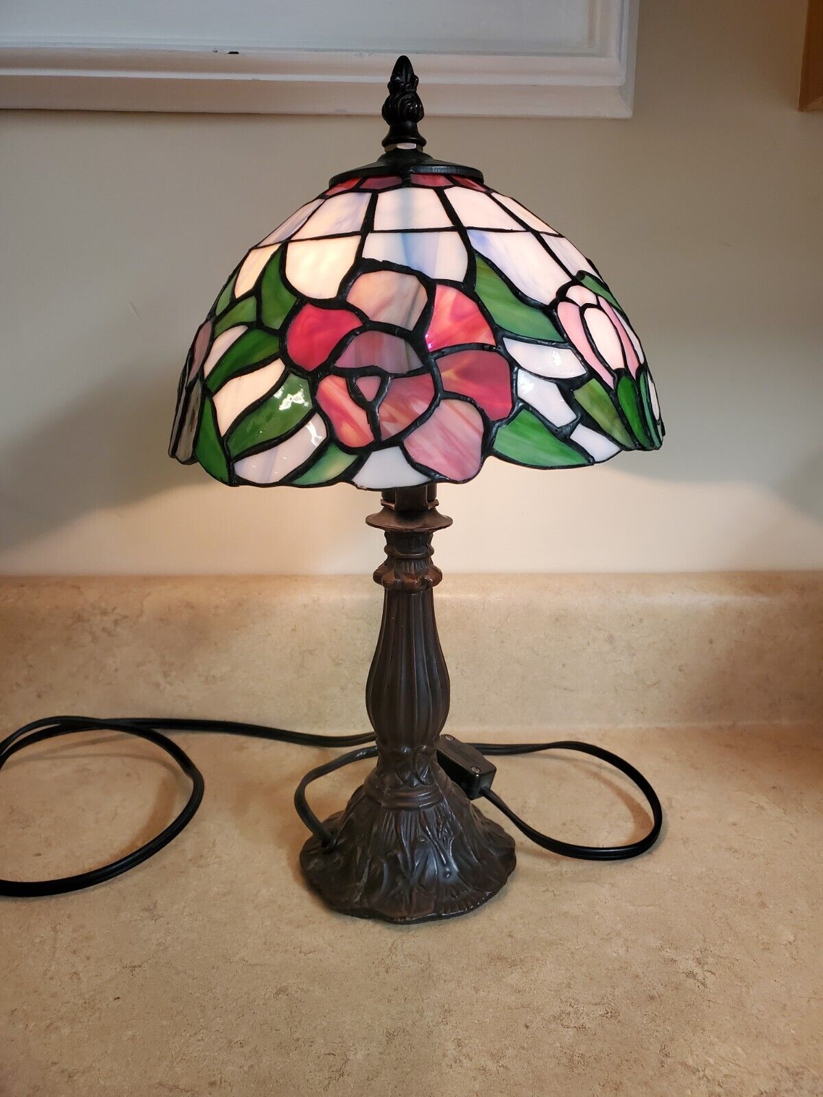 Tiffany Style Multi Color Floral Lamp