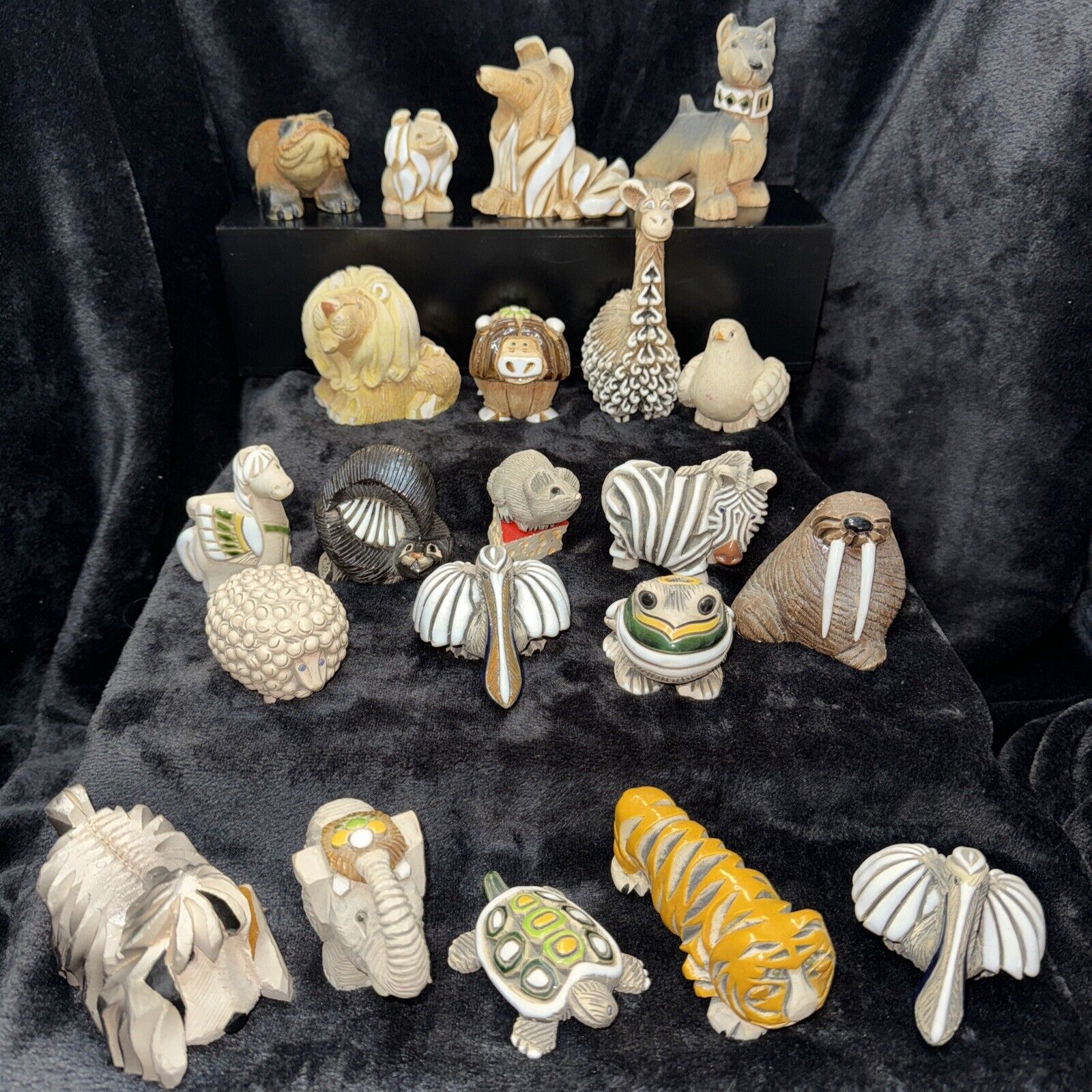 Artesania Rinconada LOT 21 Vintage Collectable figurines  animal figures L👀k