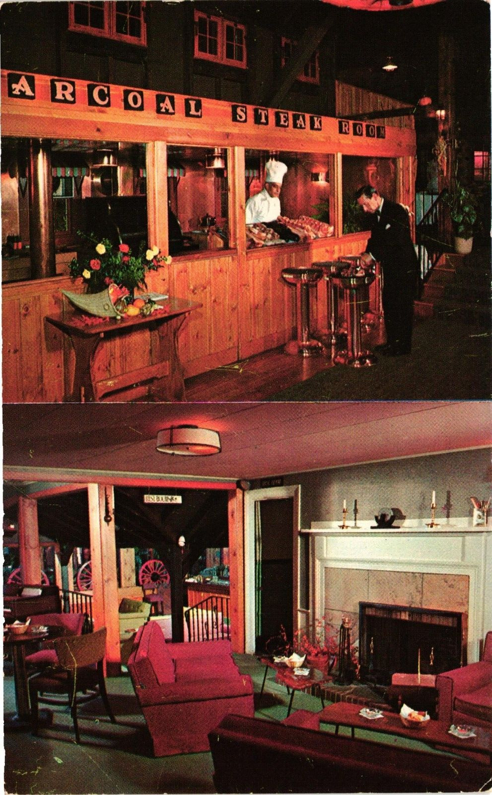 The Old Blacksmith Shop Restaurant Whitman Massachusetts MA Vintage Postcard