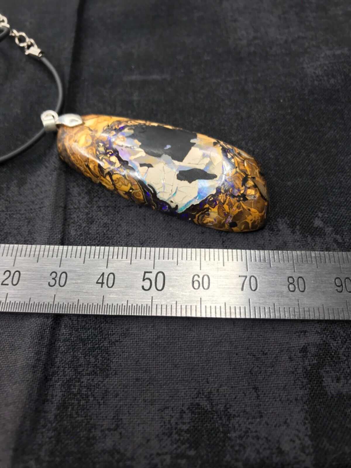 Australian Opal. Boulder Opal Yowah or Koroit nut.
