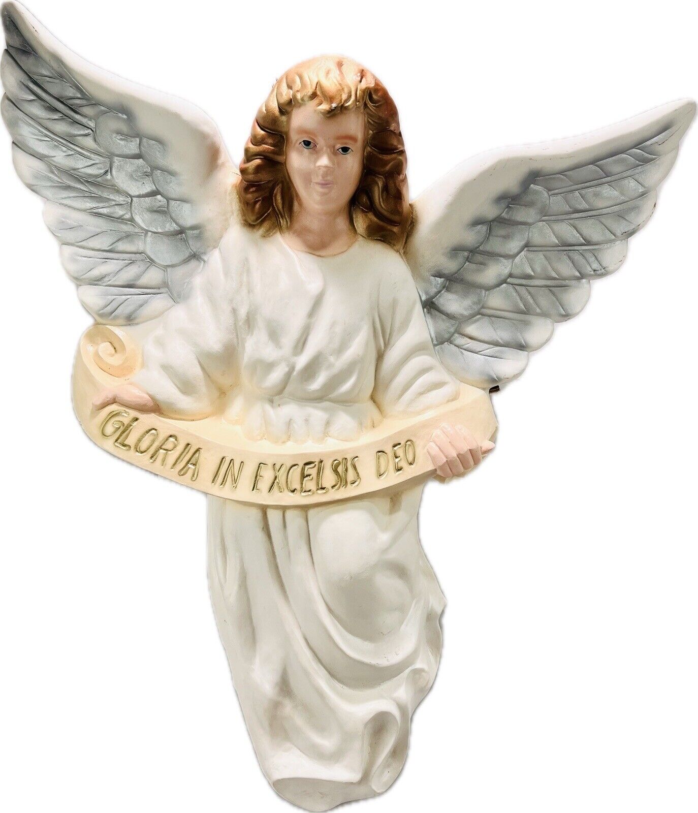 Nativity Christmas Angel Church Figure Gloria In Excelsis Deo High End Display