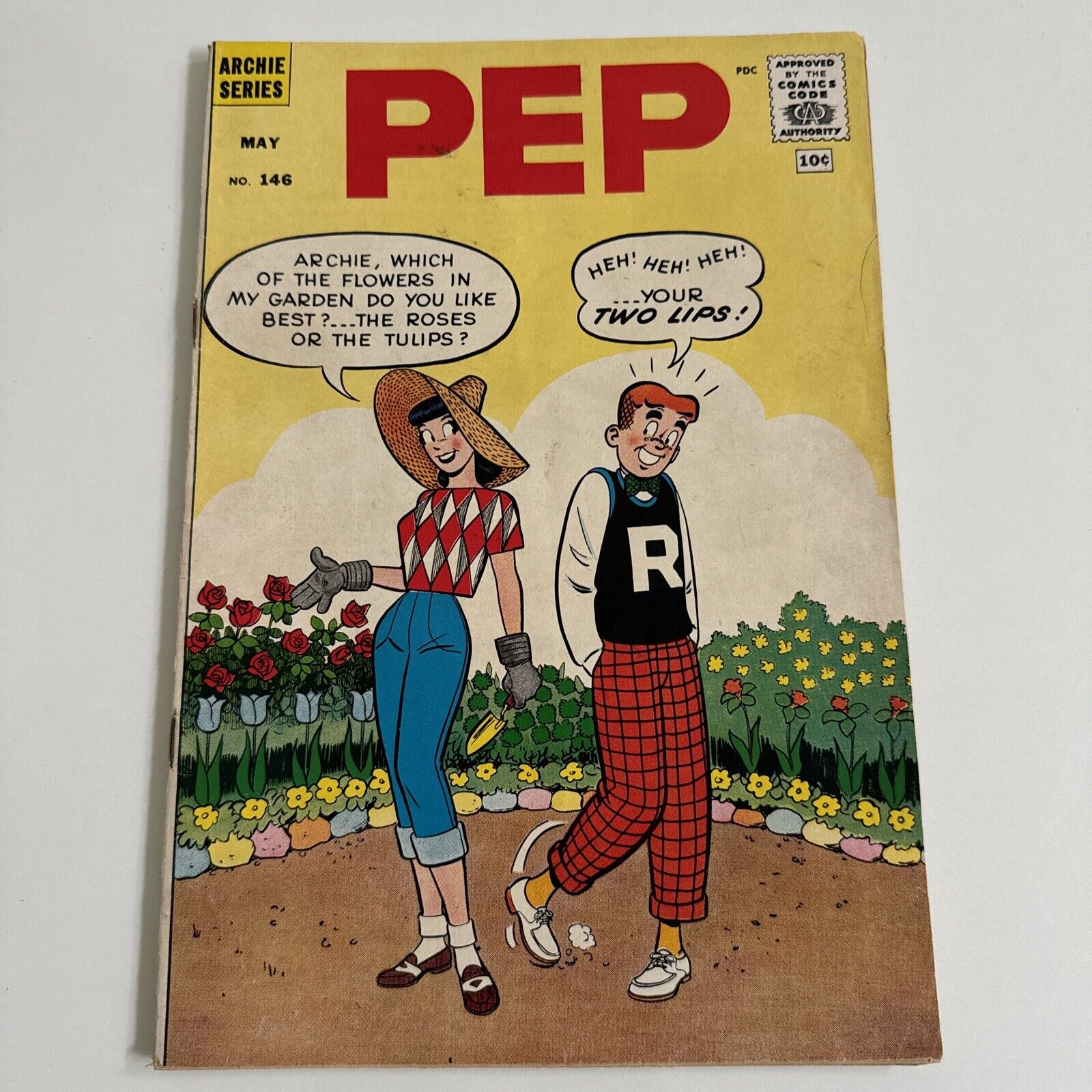 PEP COMICS # 146 | VERONICA TWO LIPS /  TULIPS  KATY KEENE  Archie 1961 | FN-