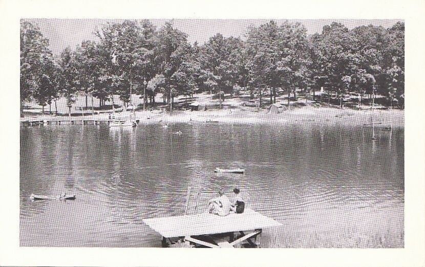  Postcard Forest Lake Camping Near Petersburg VA