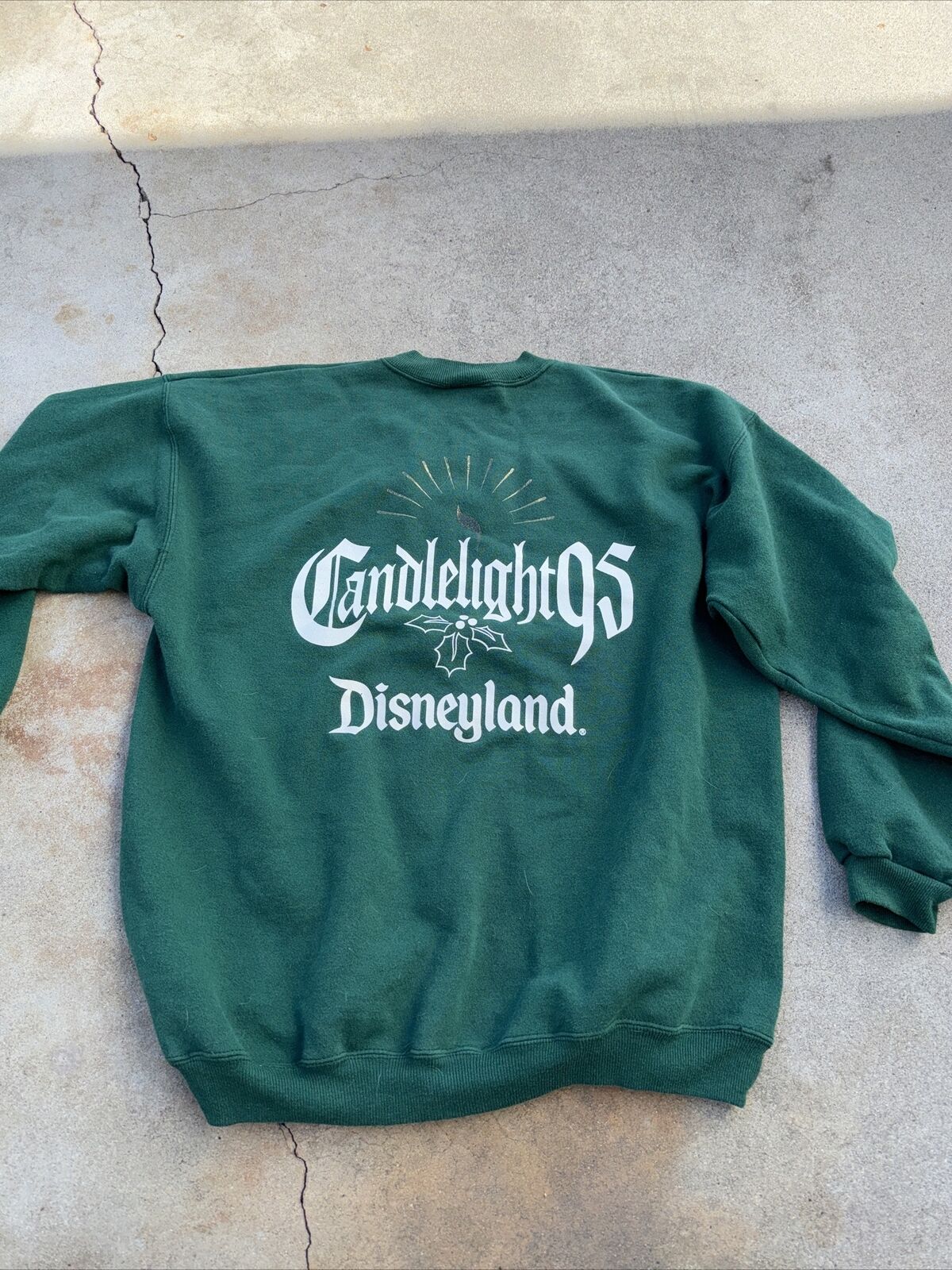 Vintage 1995 Disneyland Candlelight Sweatshirt 